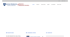 Desktop Screenshot of biophysics.med.jhmi.edu