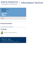 Mobile Screenshot of it.jhmi.edu