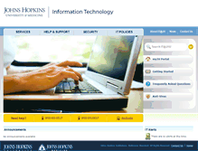 Tablet Screenshot of it.jhmi.edu