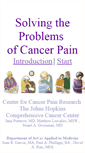 Mobile Screenshot of cancerpain.jhmi.edu