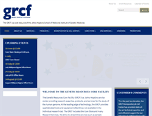 Tablet Screenshot of grcf.jhmi.edu